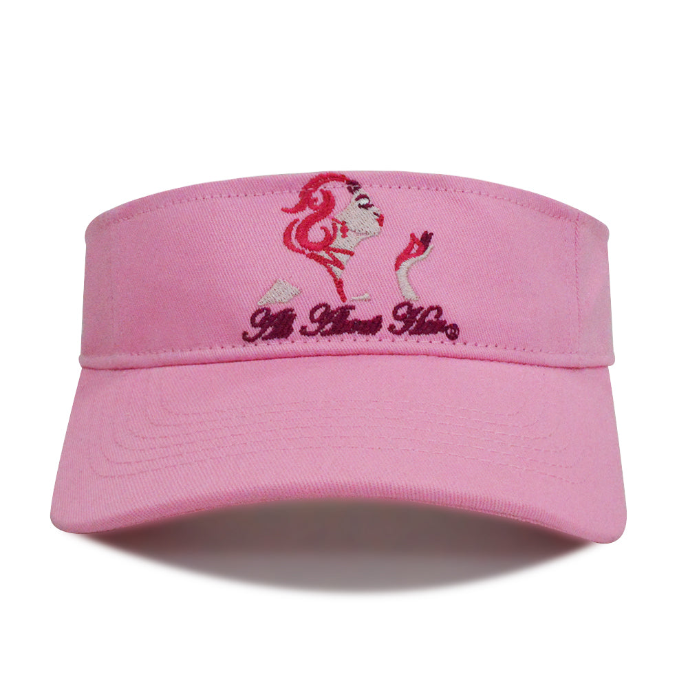 All About Her® 100% Cotton Women’s Visor – Lightweight, Adjustable Sun Hat with 3D Puff Embroidery