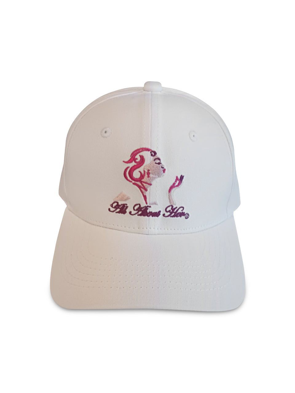 All About Her® Women’s Baseball Cap  Adjustable Cotton Hat with Embroidered Logo