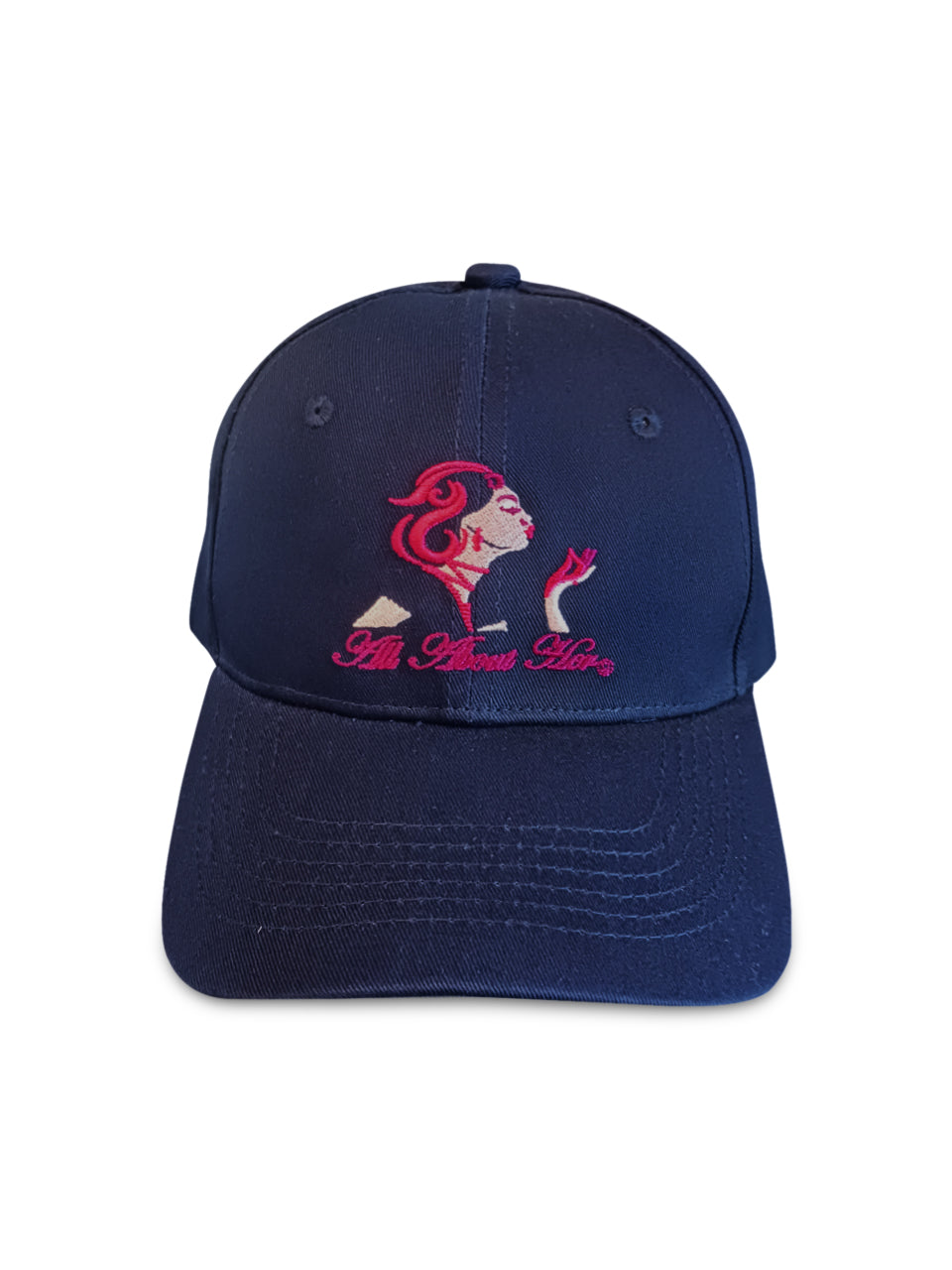 All About Her® Women’s Baseball Cap  Adjustable Cotton Hat with Embroidered Logo