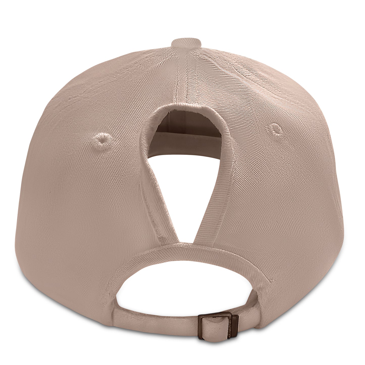 All About Her® Women’s Ponytail Baseball Cap – Adjustable Embroidered Hat for Curly Hair & Messy Buns