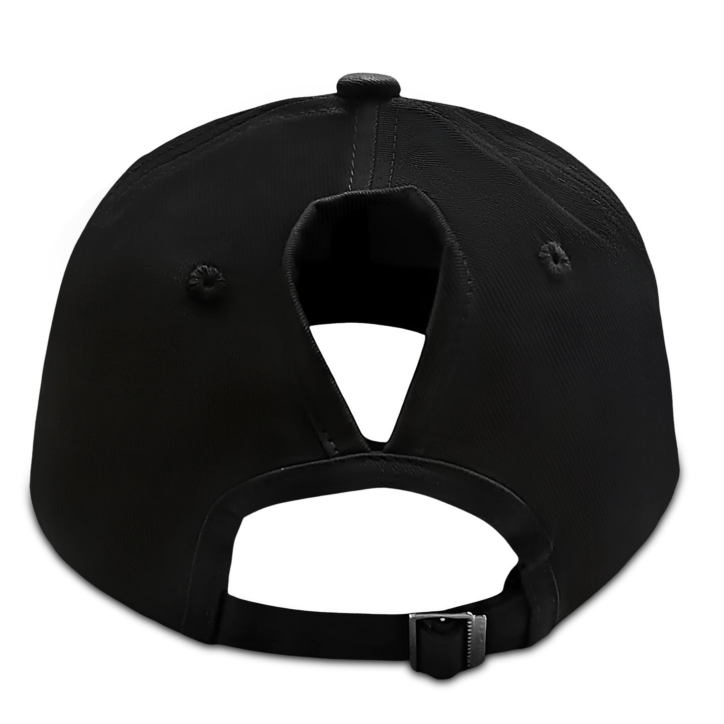 All About Her® Women’s Ponytail Baseball Cap – Adjustable Embroidered Hat for Curly Hair & Messy Buns