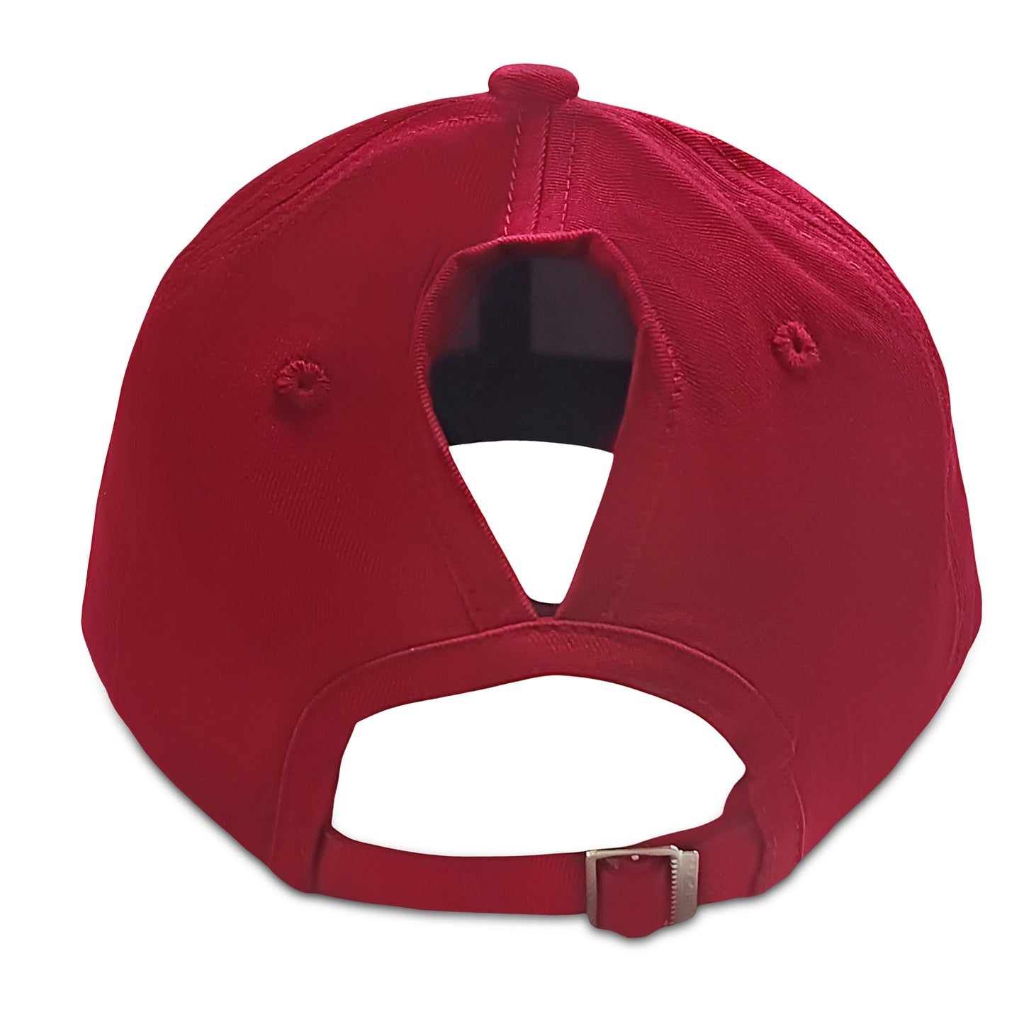 All About Her® Women’s Ponytail Baseball Cap – Adjustable Embroidered Hat for Curly Hair & Messy Buns
