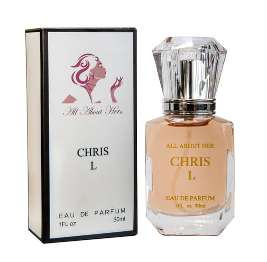 CHRIS L by ALL ABOUT HER® 1.0 oz Women’s Luxury Warm & Sweet Gourmand Vanilla Floral Perfume