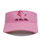 All About Her® 100% Cotton Women’s Visor – Lightweight, Adjustable Sun Hat with 3D Puff Embroidery