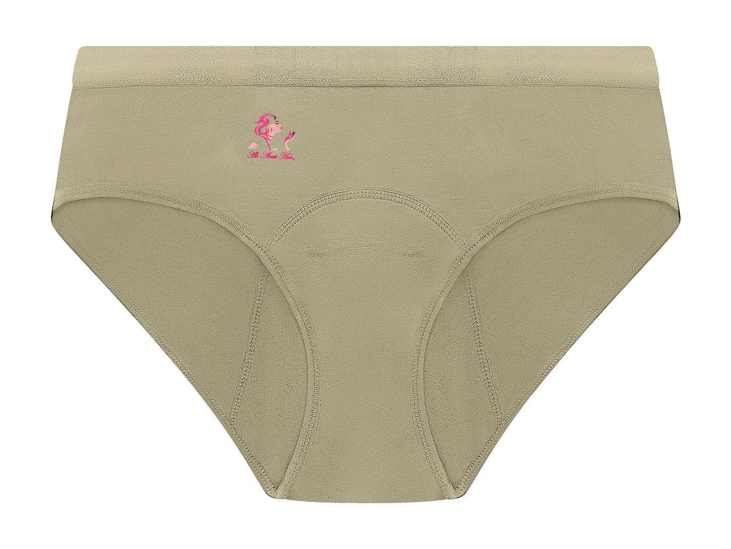 All About Her® Black cotton bamboo underwear for women