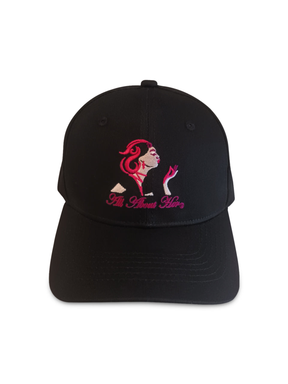 All About Her® Women’s Baseball Cap  Adjustable Cotton Hat with Embroidered Logo