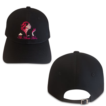 All About Her® Women’s Baseball Cap  Adjustable Cotton Hat with Embroidered Logo
