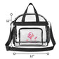 ALL ABOUT HER® Clear Tote Pack Purse Stylish & Transparent