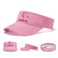 All About Her® 100% Cotton Women’s Visor – Lightweight, Adjustable Sun Hat with 3D Puff Embroidery