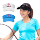 All About Her® 100% Cotton Women’s Visor – Lightweight, Adjustable Sun Hat with 3D Puff Embroidery