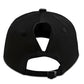 All About Her® Women’s Ponytail Baseball Cap – Adjustable Embroidered Hat for Curly Hair & Messy Buns