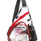 All About Her® Clear Sling Bag Crossbody with Bottle Holder
