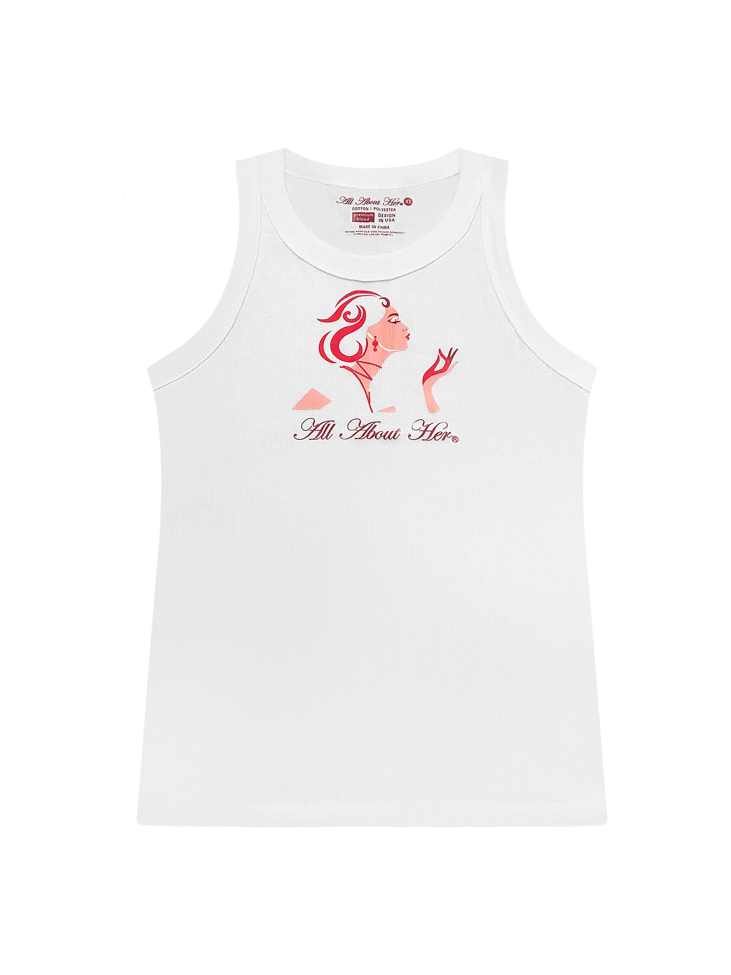 All About Her® Ribbed Racerback Tank Top – Women’s Everyday